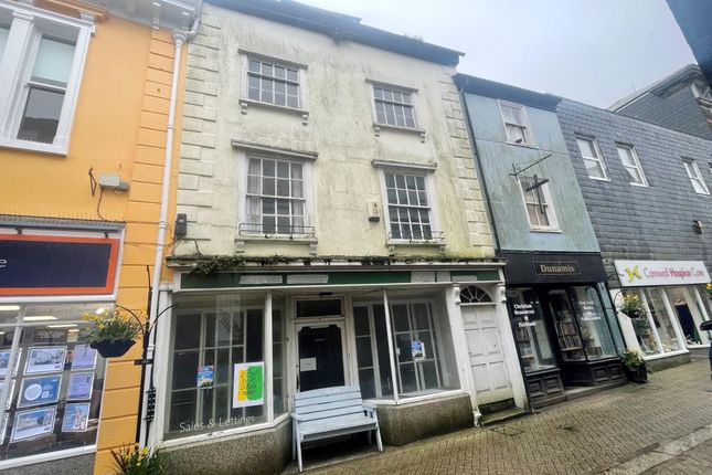 Thumbnail Commercial property for sale in 20 Fore Street, Liskeard, Cornwall