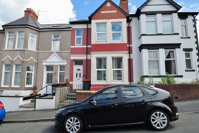 Thumbnail Terraced house to rent in Somerset Road, Newport