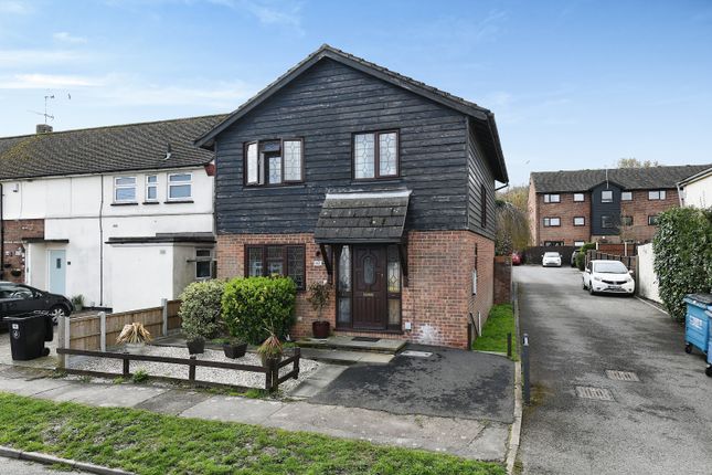 Thumbnail Detached house for sale in Broomwood Gardens, Pilgrims Hatch, Brentwood, Essex