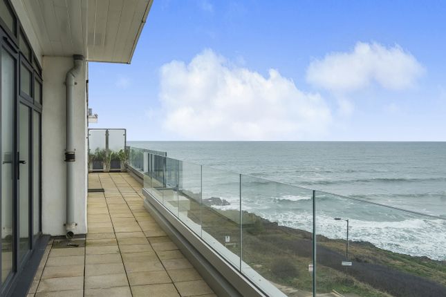 Thumbnail Flat for sale in Frontline 1500 Sqft Penthouse, North Esplanade Road, Newquay, Cornwall