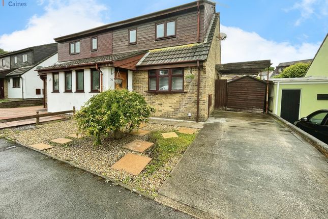 Thumbnail Semi-detached house for sale in Gregory Close, Pencoed, Bridgend County.