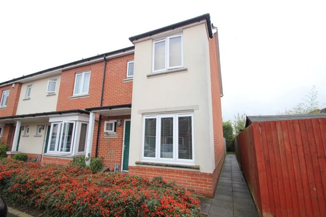 Thumbnail End terrace house to rent in Henage Lane, Woking