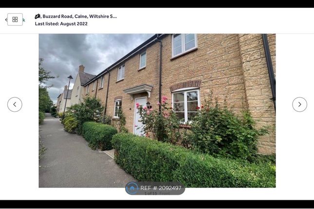 Thumbnail Terraced house to rent in Buzzard Road, Calne