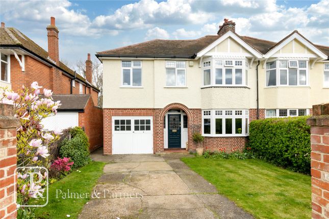 Semi-detached house for sale in Hubert Road, Lexden, Colchester, Essex