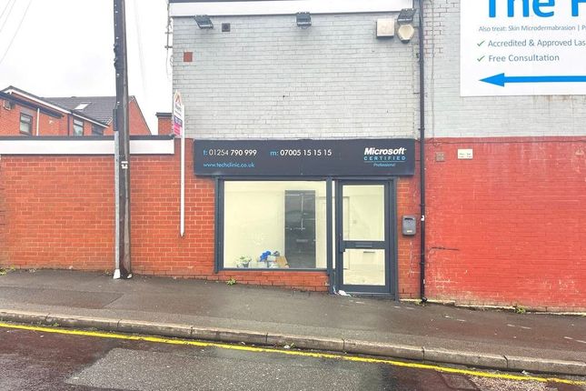 Retail premises to let in Oswald Street, Blackburn
