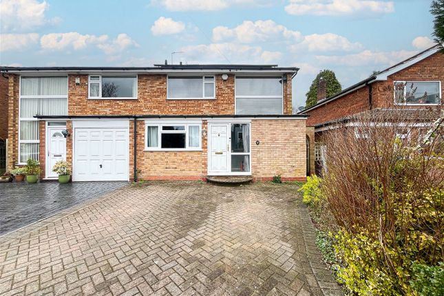Thumbnail Semi-detached house for sale in Cambria Close, Shirley, Solihull