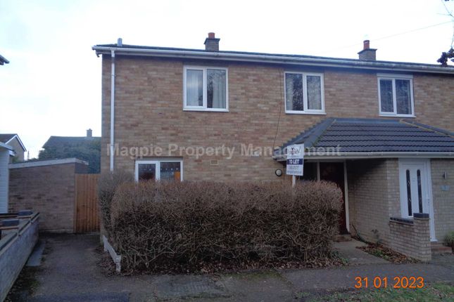 Thumbnail Semi-detached house to rent in Springbrook, Eynesbury, St Neots