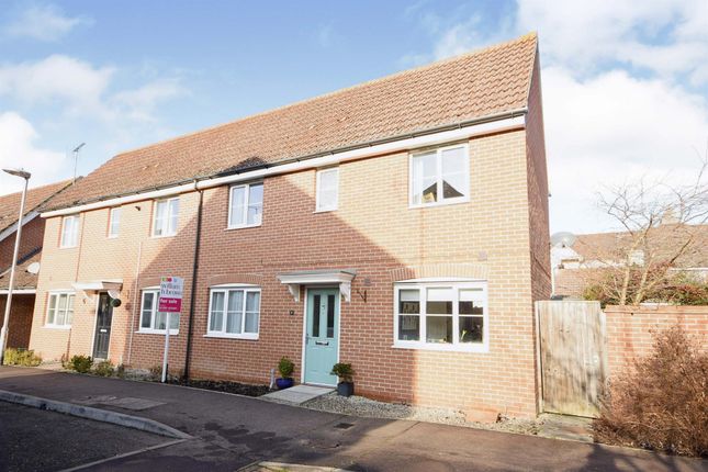 Thumbnail Semi-detached house for sale in Riverside Way, Sible Hedingham, Halstead