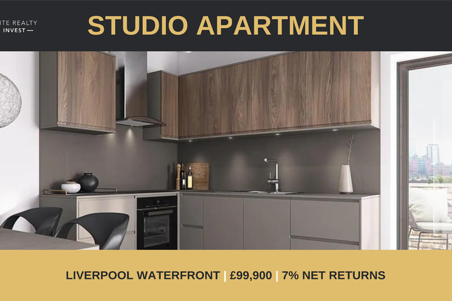 Studio flat on 29, Hurst street, Liverpool, £100,000