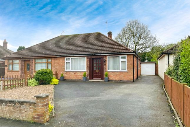 Thumbnail Semi-detached bungalow for sale in College Road, Syston, Leicester