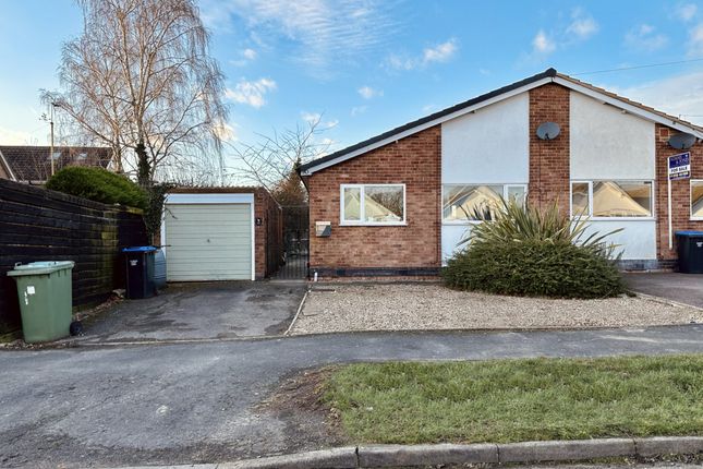 Thumbnail Semi-detached bungalow for sale in Coleman Road, Leicestershire