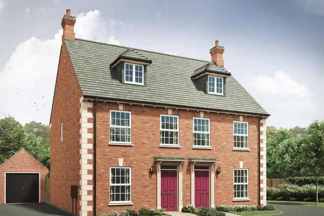 Thumbnail Semi-detached house for sale in The Thornton, Davidsons Homes, Main Road, Morton, Alfreton, Derbyshire