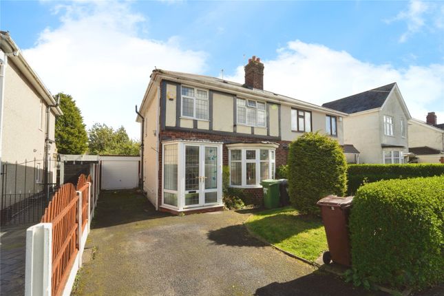 Thumbnail Semi-detached house for sale in Vicarage Road, Wednesfield, Wolverhampton, West Midlands
