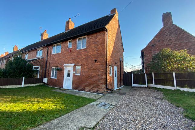 Thumbnail End terrace house for sale in Church Road, Clipstone Village, Mansfield