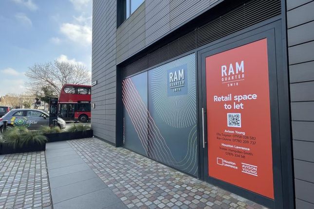 Retail premises to let in Ram Quarter, Wandsworth High Street, Wandsworth