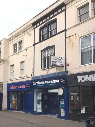 Retail premises to let in High Street, Weston Super Mare