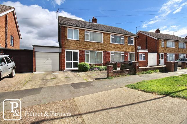 Thumbnail Semi-detached house for sale in Fircroft Road, Ipswich, Suffolk