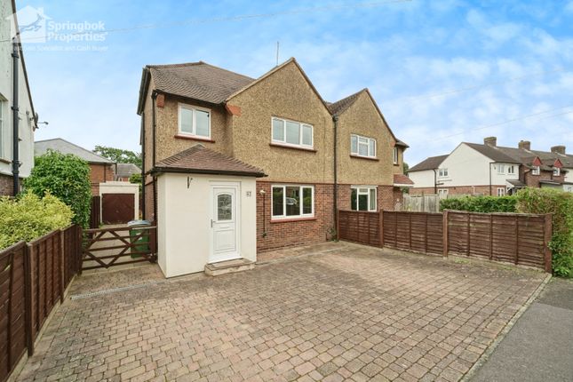 Thumbnail Semi-detached house for sale in Southdown Road, Hersham, Walton-On-Thames, Surrey
