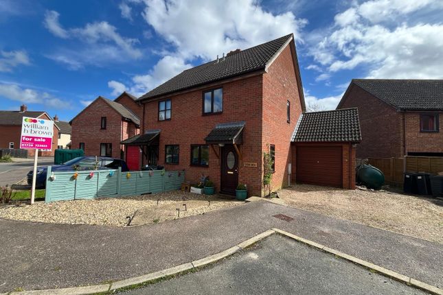 Thumbnail Semi-detached house for sale in Willow Green, Worlingworth, Woodbridge