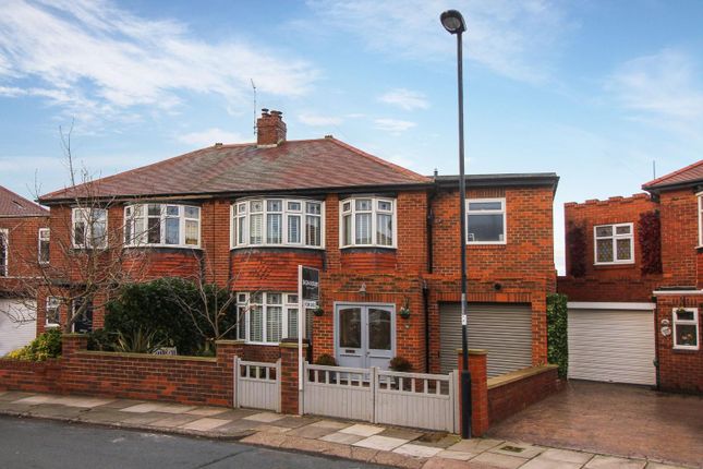 Thumbnail Semi-detached house for sale in Parkside Crescent, Tynemouth, North Shields