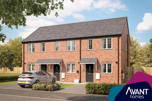 Thumbnail Terraced house for sale in "The Thirsk" at Tibshelf Road, Holmewood, Chesterfield