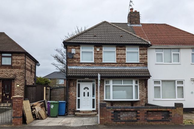 Semi-detached house to rent in Glendevon Road, Childwall L16