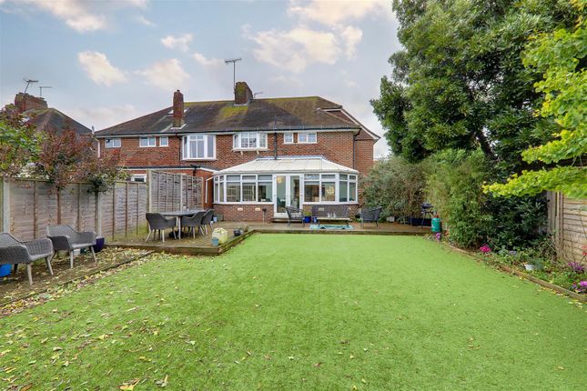 Semi-detached house for sale in Rectory Gardens, Broadwater, Worthing
