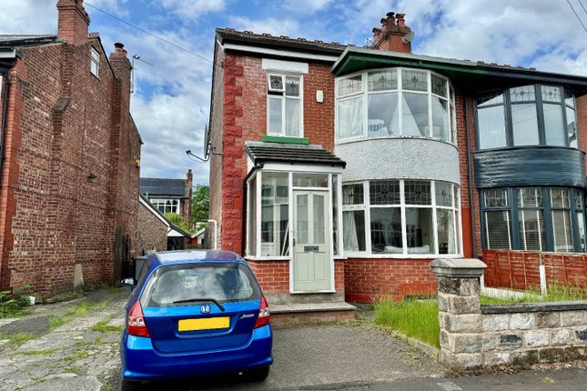 Thumbnail Semi-detached house for sale in Rostherne Avenue, Old Trafford, Manchester