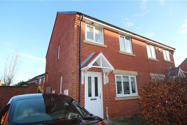 Thumbnail Semi-detached house to rent in Hutton Way, Framwellgate Moor, Durham