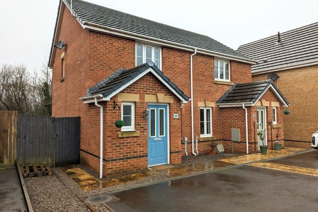 Thumbnail Semi-detached house to rent in St. Ilid's Meadow, Llanharan, Pontyclun