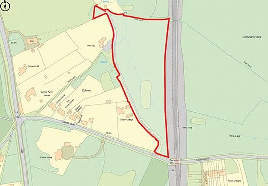 Thumbnail Land for sale in North Of Culmer Lane, Wormley, Godalming