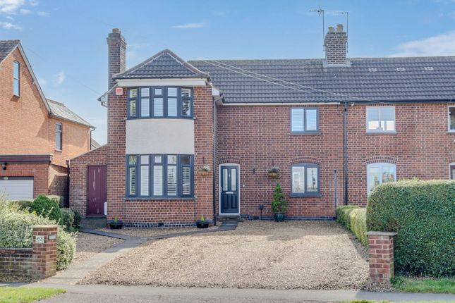 Thumbnail Semi-detached house for sale in Desford Road, Kirby Muxloe, Leicester