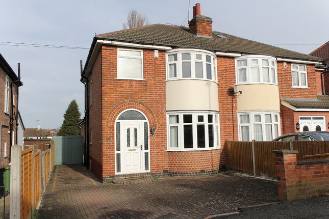 Thumbnail Semi-detached house for sale in Cardinals Walk, Scraptoft, Leicester