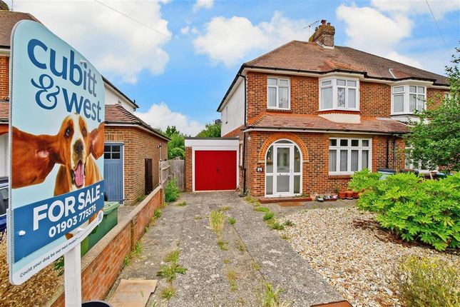 Thumbnail Semi-detached house for sale in Meadow Way, Littlehampton, West Sussex
