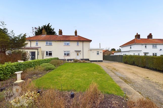 Semi-detached house for sale in Hillside, Poringland, Norwich