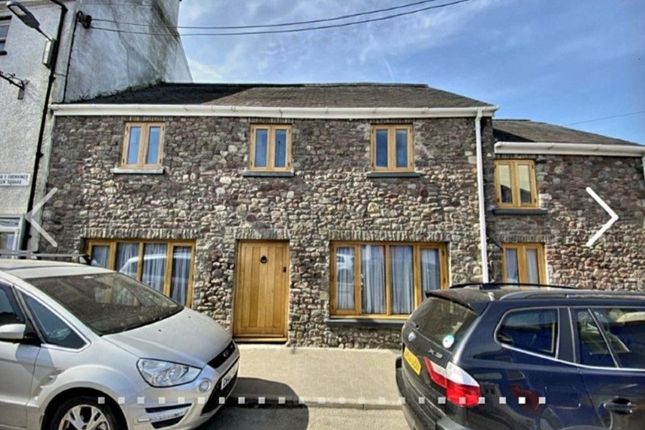 End terrace house for sale in Queens Square, Llangadog, Carmarthenshire.