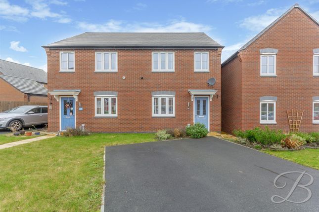 Thumbnail Semi-detached house for sale in Fallow Way, Mansfield