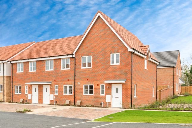 Thumbnail End terrace house for sale in Roundhouse Gate, Cringleford, Norwich, Norfolk