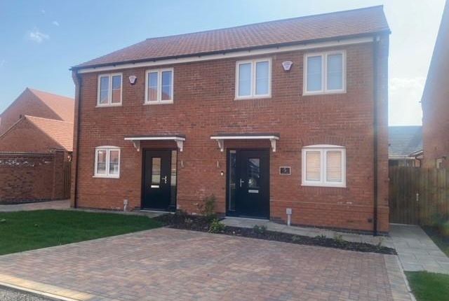 Thumbnail Semi-detached house for sale in Grange Meadows, Hugglescote, Leicestershire