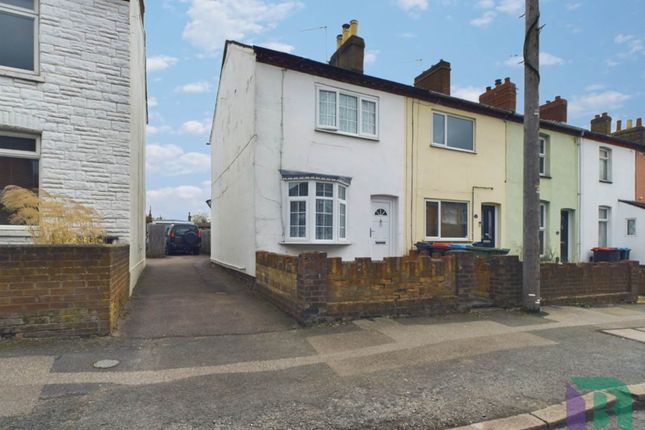 Thumbnail End terrace house for sale in Victoria Road, Fenny Stratford