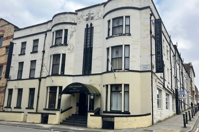 Hotel/guest house for sale in Lord Nelson Hotel, Hotham Street, Liverpool, Merseyside
