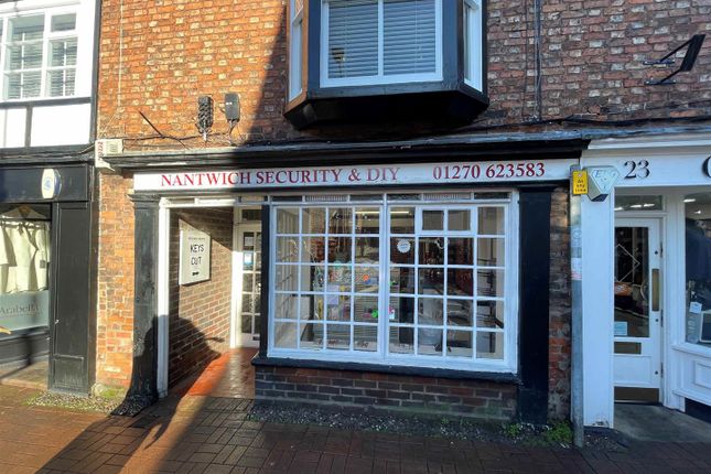 Retail premises to let in Hospital Street, Nantwich