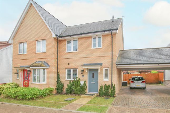 Thumbnail Semi-detached house for sale in Burdock Road, Red Lodge, Bury St. Edmunds