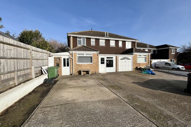 Thumbnail Semi-detached house for sale in Swanley Close, Eastbourne, East Sussex