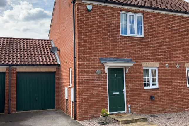 Thumbnail Semi-detached house for sale in Epsom Way, Bourne