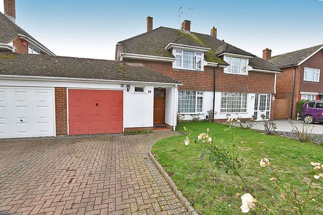 Thumbnail Semi-detached house to rent in Beverley Road, Barming, Maidstone