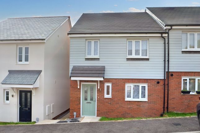 Semi-detached house for sale in Belle Vue Rise, Uffculme, Cullompton, Devon