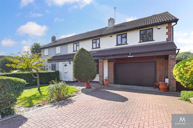Semi-detached house for sale in Lambourne Crescent, Chigwell, Essex