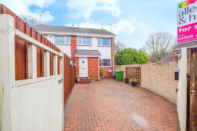 End terrace house for sale in The Hawthorns, Pentwyn, Cardiff