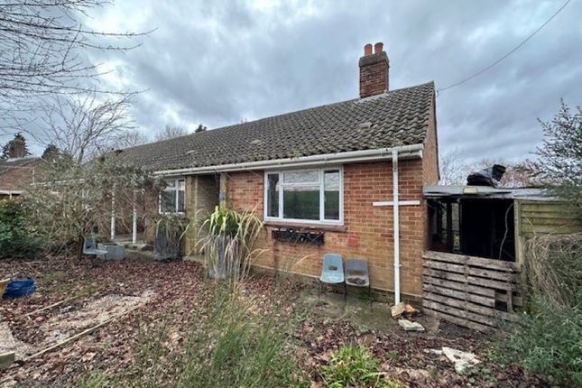 Thumbnail Semi-detached bungalow for sale in 6 Cooks Terrace, Wicklewood, Wymondham, Norfolk